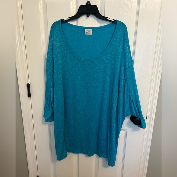 Danskin Now Tops - Danskin Now Blue Top